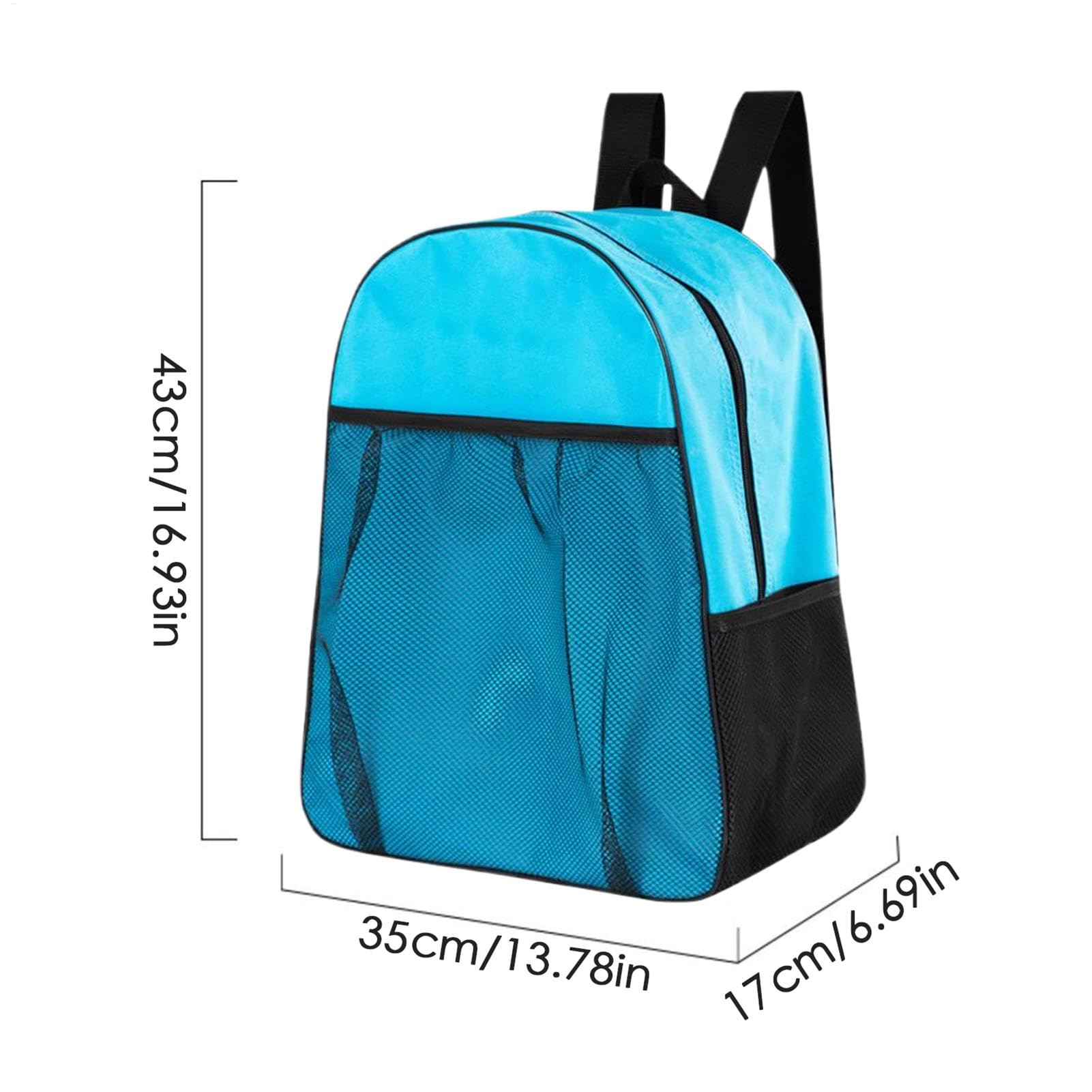 Mochila de almacenamiento para patines de hielo impermeable portátil multifuncional