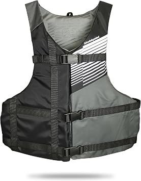 Stohlquist FIT Adult Life Jacket, US Coast Guard Approved Type III Life Vest, PFD for Men and Women, Easily Adjustable, Lightweight and High Buoyancy - Universal Fit 30-52" Chest