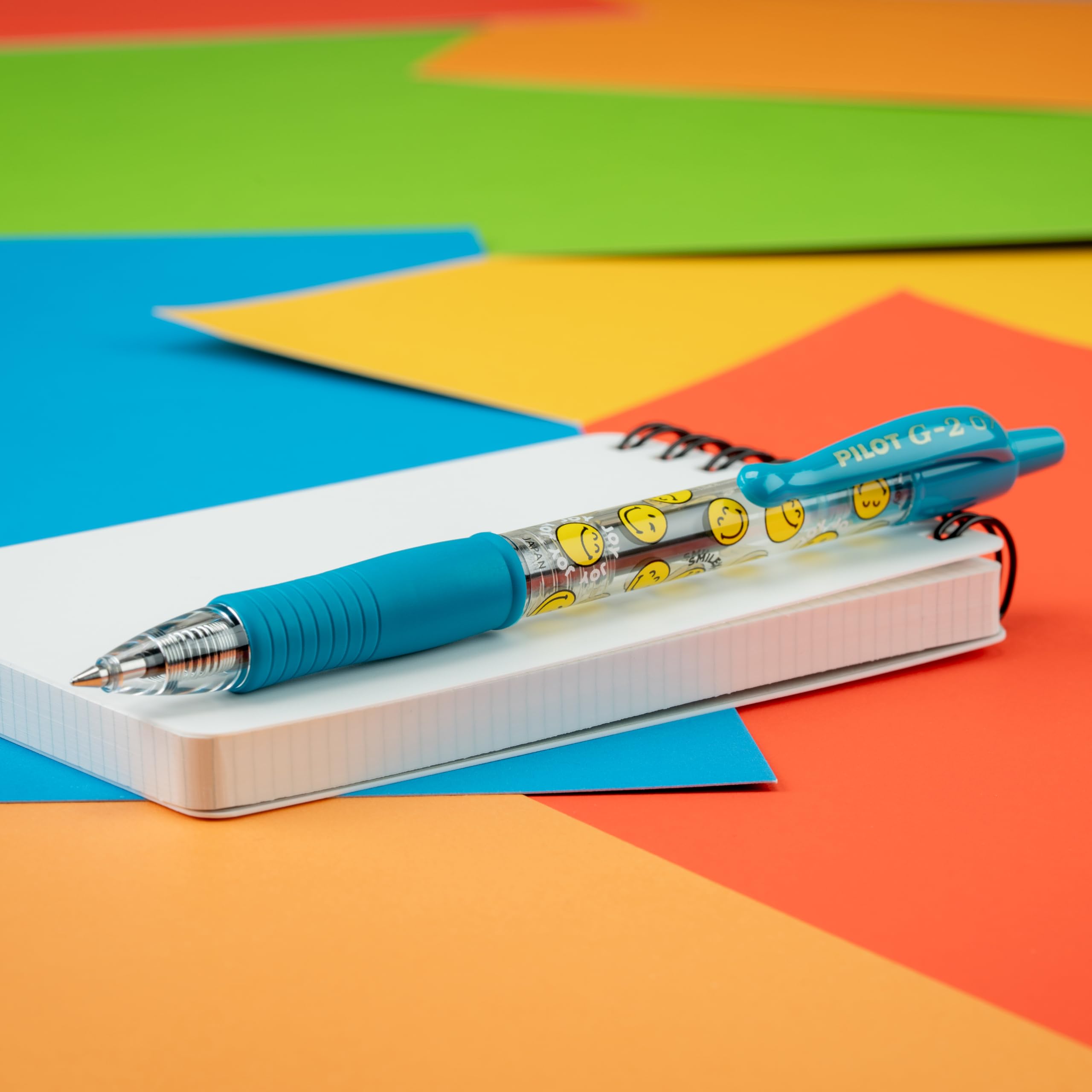 PILOT G2 Premium Gel Roller Pens G2 SmileyWorld Collection Write Happier 10 Pack Pouch Fine Point 0 7 — view 7