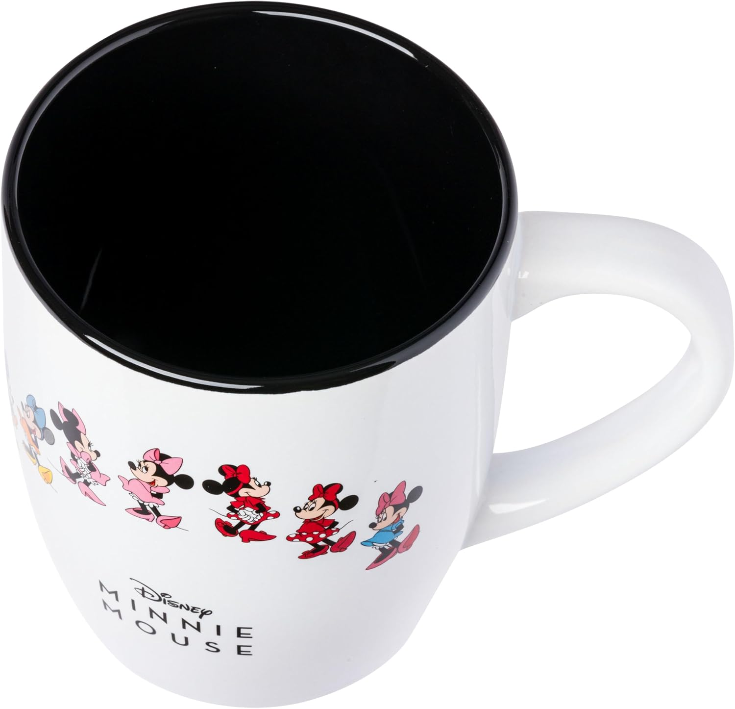 Silver Buffalo Disney Mickey and Friends Featuring Minnie Mouse Classics Evolution Jumbo Ceramic Mug, 25 Ounces - Image 4