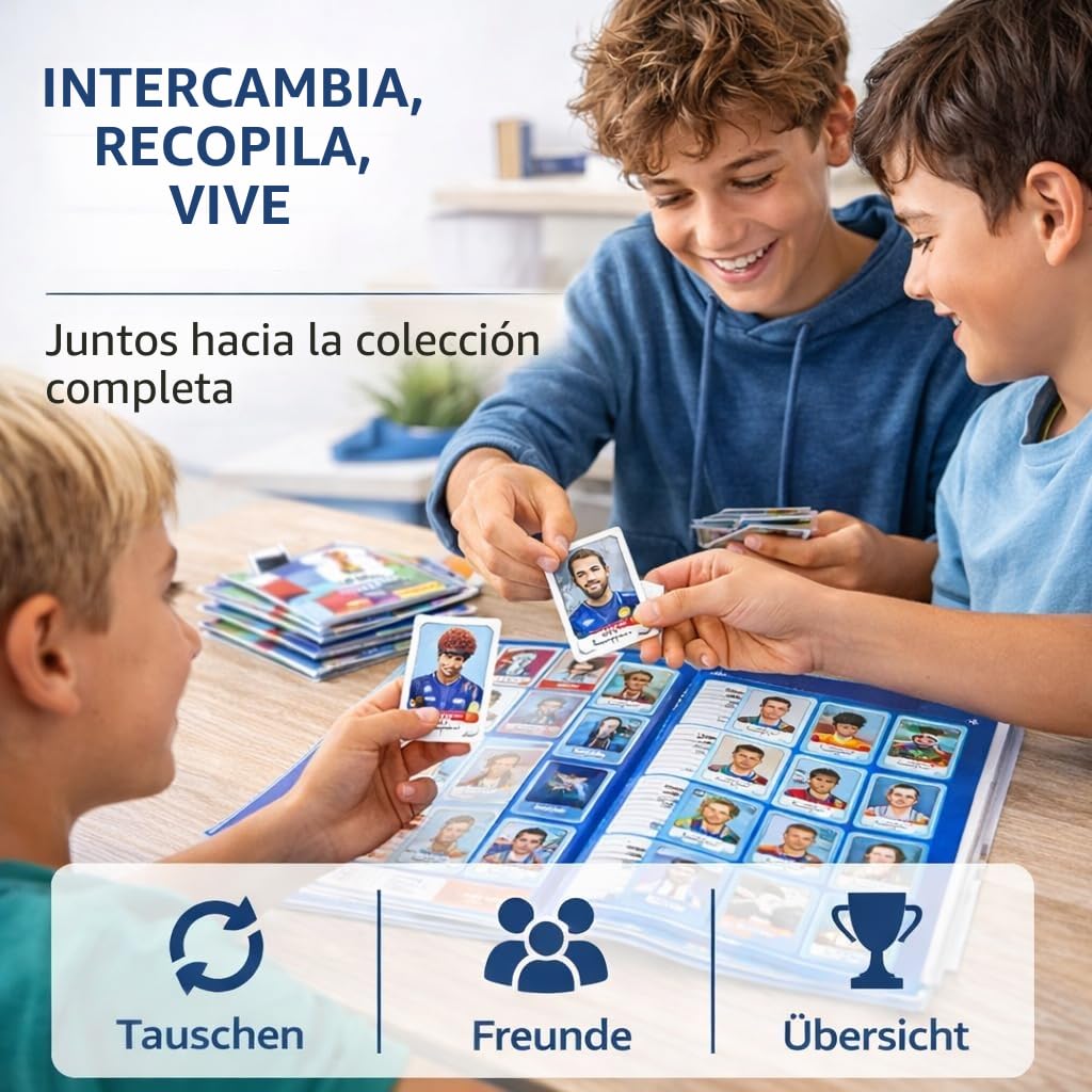 TK Gruppe Timo Klingler XXL Set Panini Copa Mundial 2026 Álbum Original Calendario de Partidos Collar de Flores Alemania Bundle Colección