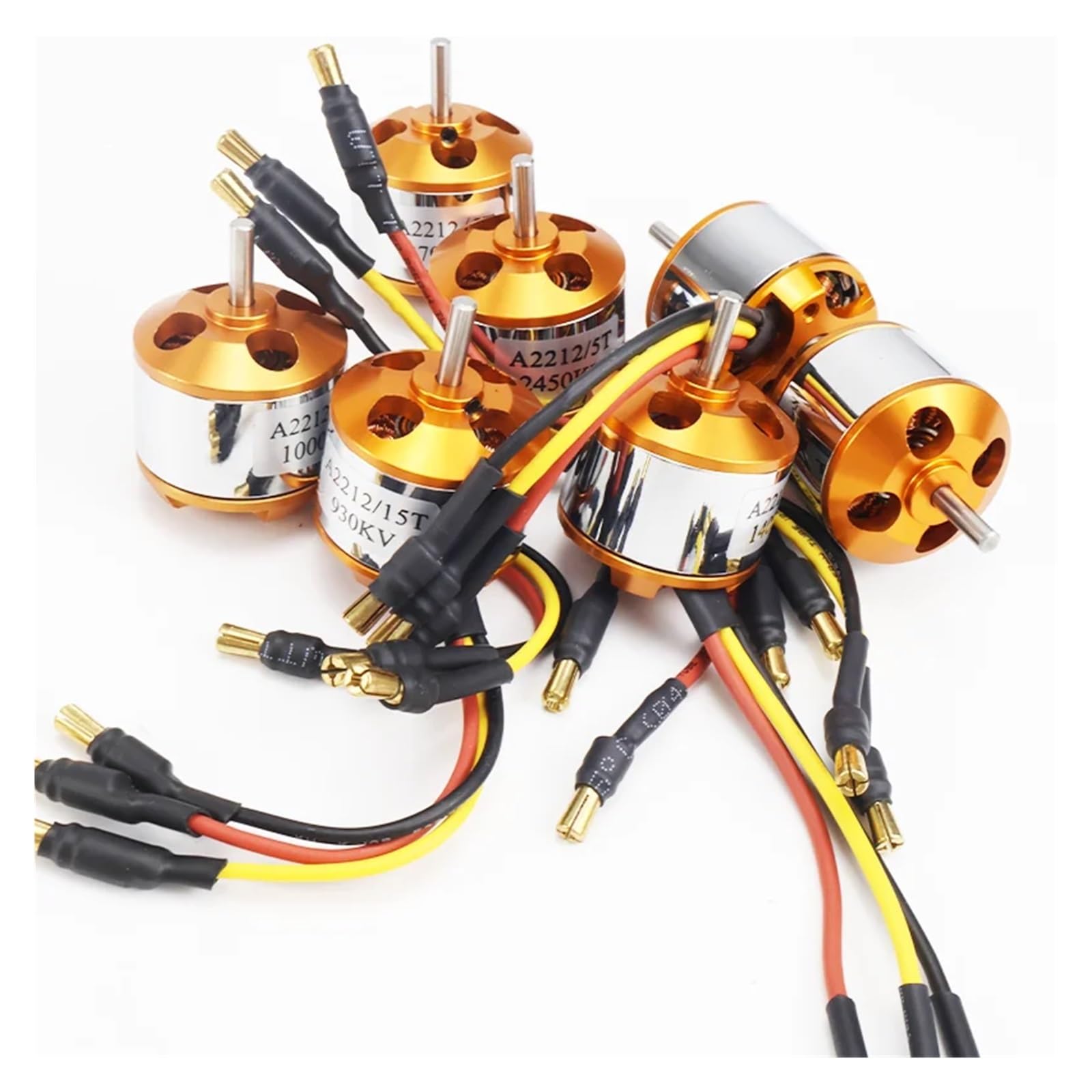 Motor Sin Escobillas A2212 930KV 1000KV 1400KV 2200KV 2450KV 2700KV para Avion RC