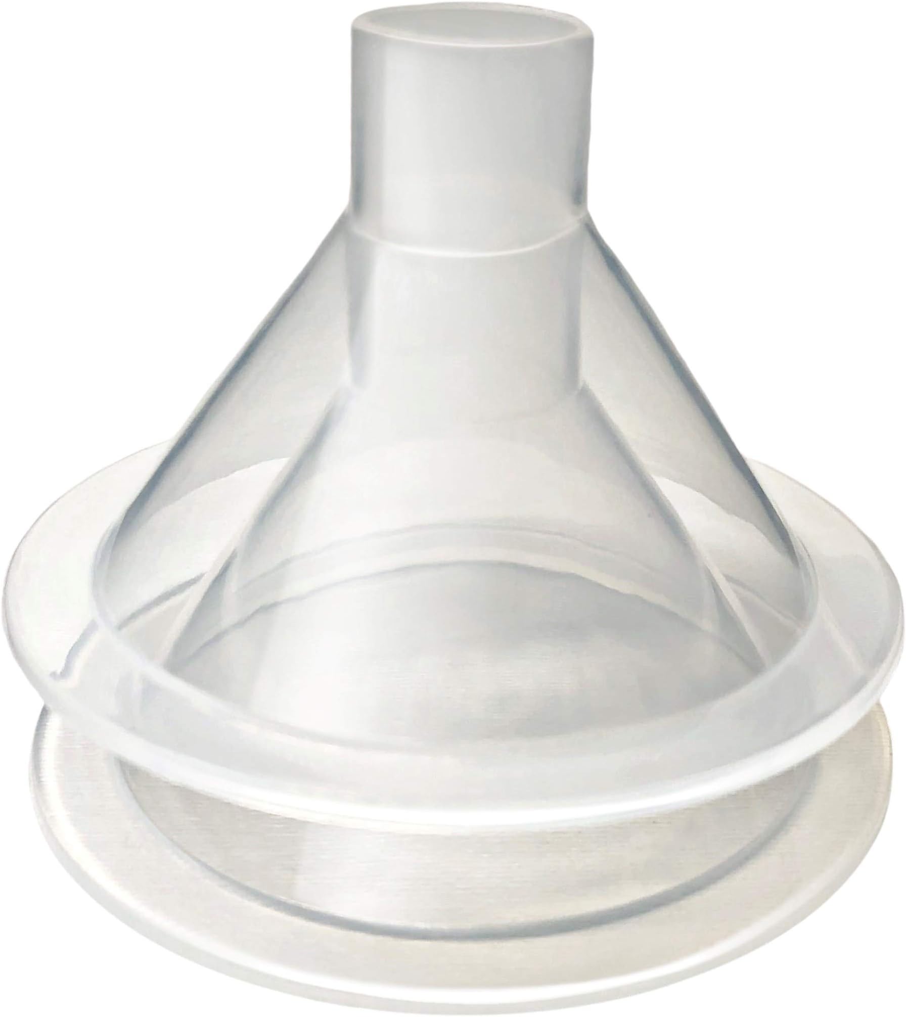 Mini Plastic Funnel for Filling Bottles | 1/2 inch Spout (2 Pack)