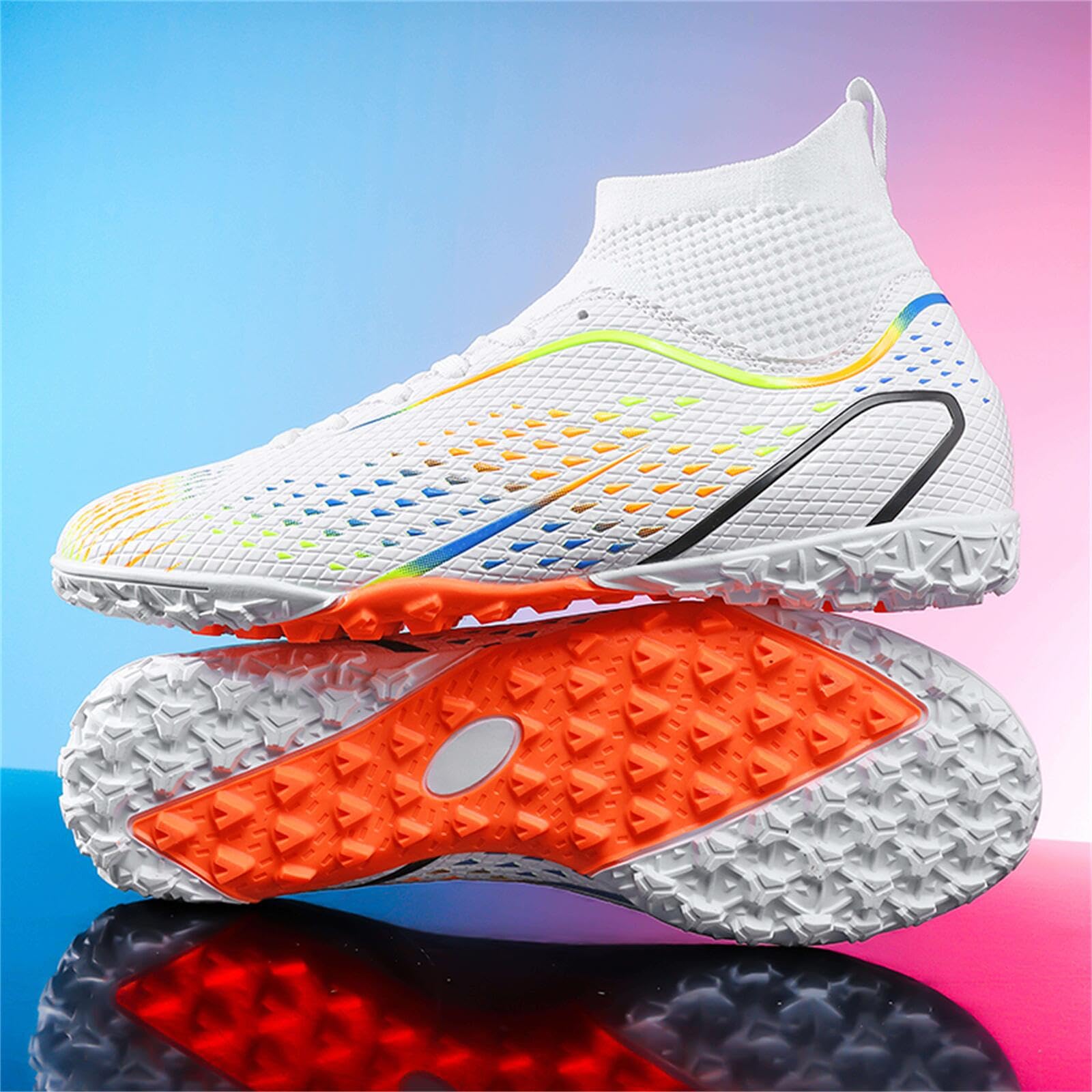 KUUK Fußballschuhe Herren Kinder Kunstrasen Fussballschuhe Halle Jungen Stollenschuhe Jugendliche AG TF Turf Trainingsschuhe Football Schuhe