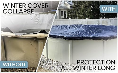 Miniatura 8 de Winter Block Almohada de aire de invierno para piscina sobre el suelo, cubierta flotante de alta calidad para calentar el invierno y cerrar piscinas