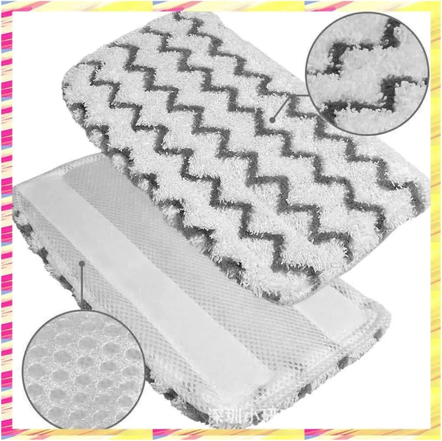 5 Piece Of Cleaning Pad Floor Cloth, For Fiber Steam Mop S1000 Series