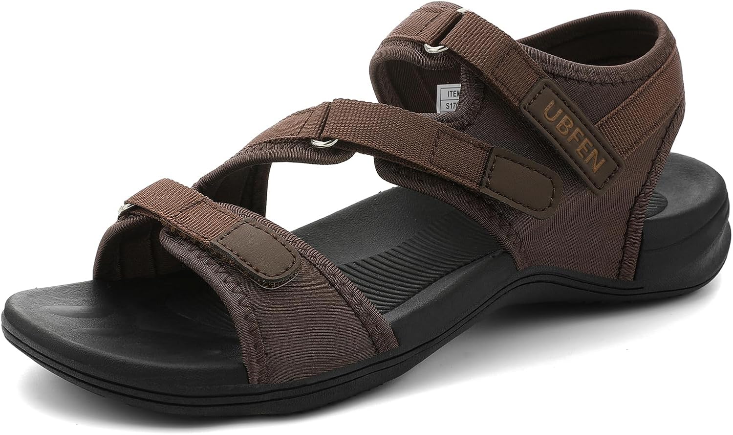 UBFEN Womens Hiking Comfortable Sport Walking Sandals Outdoor Athletic Water Sandals with Three Adjustable Straps