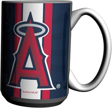 15oz Burst Wrap Design Coffee Mug featuring MLB Team Logo and Helmet
