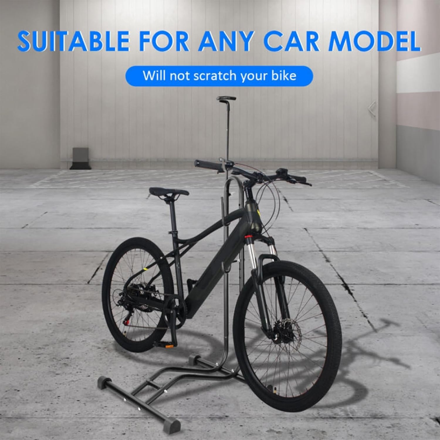 Portable Bicycle Parking Stand, Rack Detachable Bike Repair Station Maintenance, 3 in 1 Metal Bicycle Storage Racks