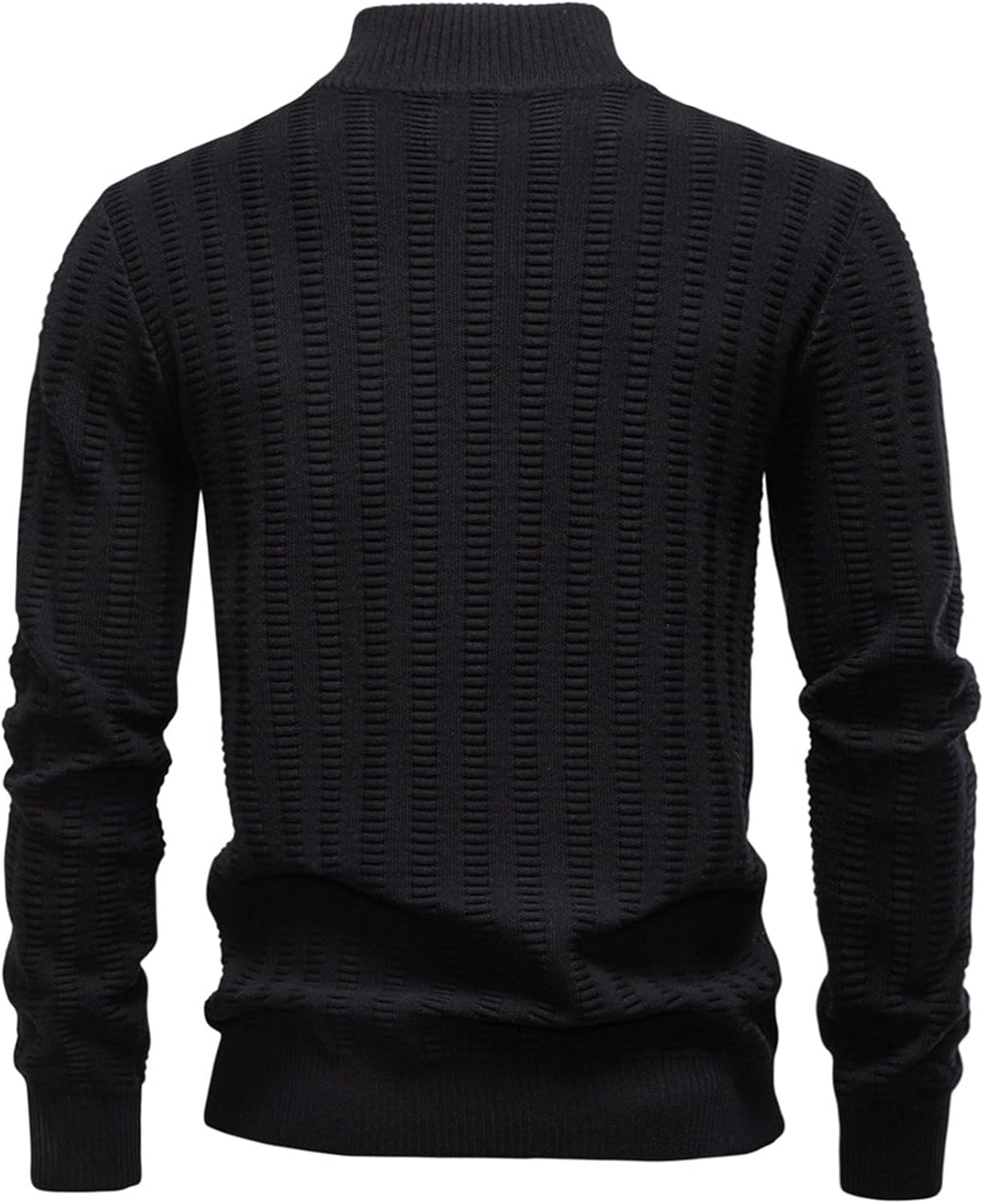[GUREITOJP] メンズ セーター ニット 秋冬 長袖 ベーシック 厚手 快適 通気 スタンドカラー シンプル きれいめ ハー
