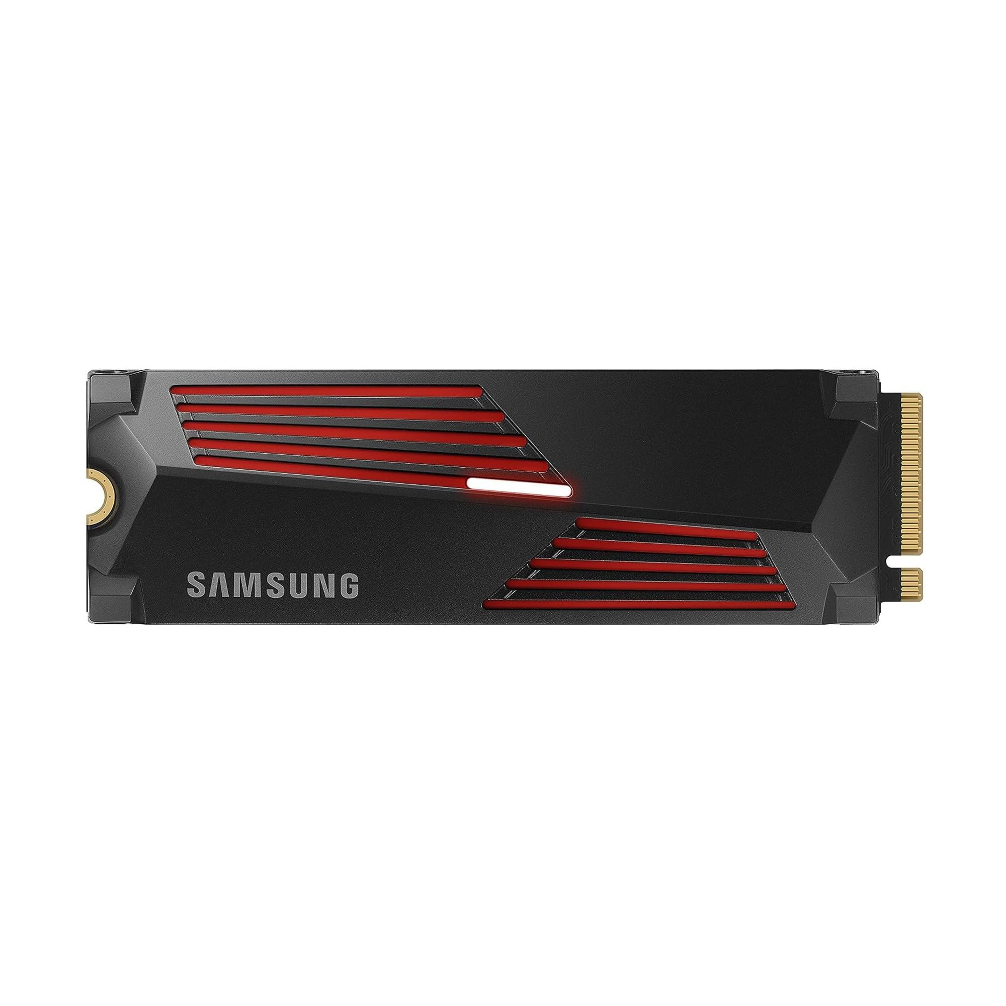 Samsung 990 PRO NVMe M.2 SSD mit Heatsink, 1 TB, PCIe 4.0, 7.450 