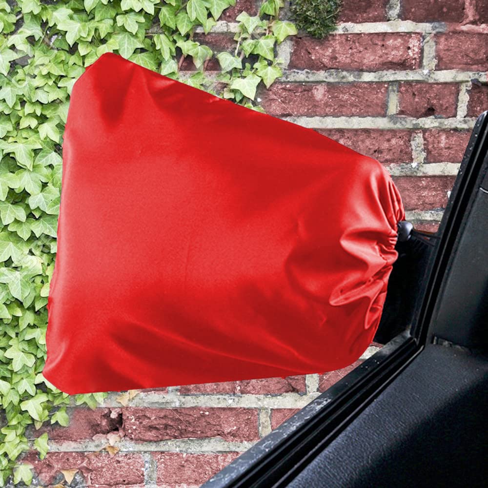 Copri specchietti laterali impermeabili Copertura universale di protezione per retrovisori automatici Guardia di gelo per le auto (Rosso
