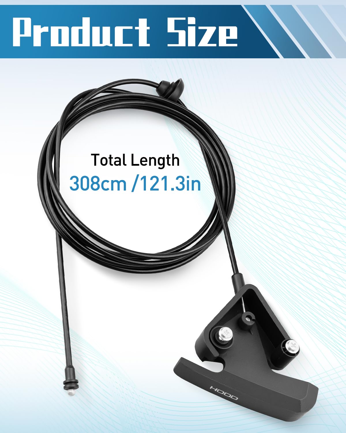 Amazon.com: 912-443 Hood Release Cable with Handle Lever Fit for