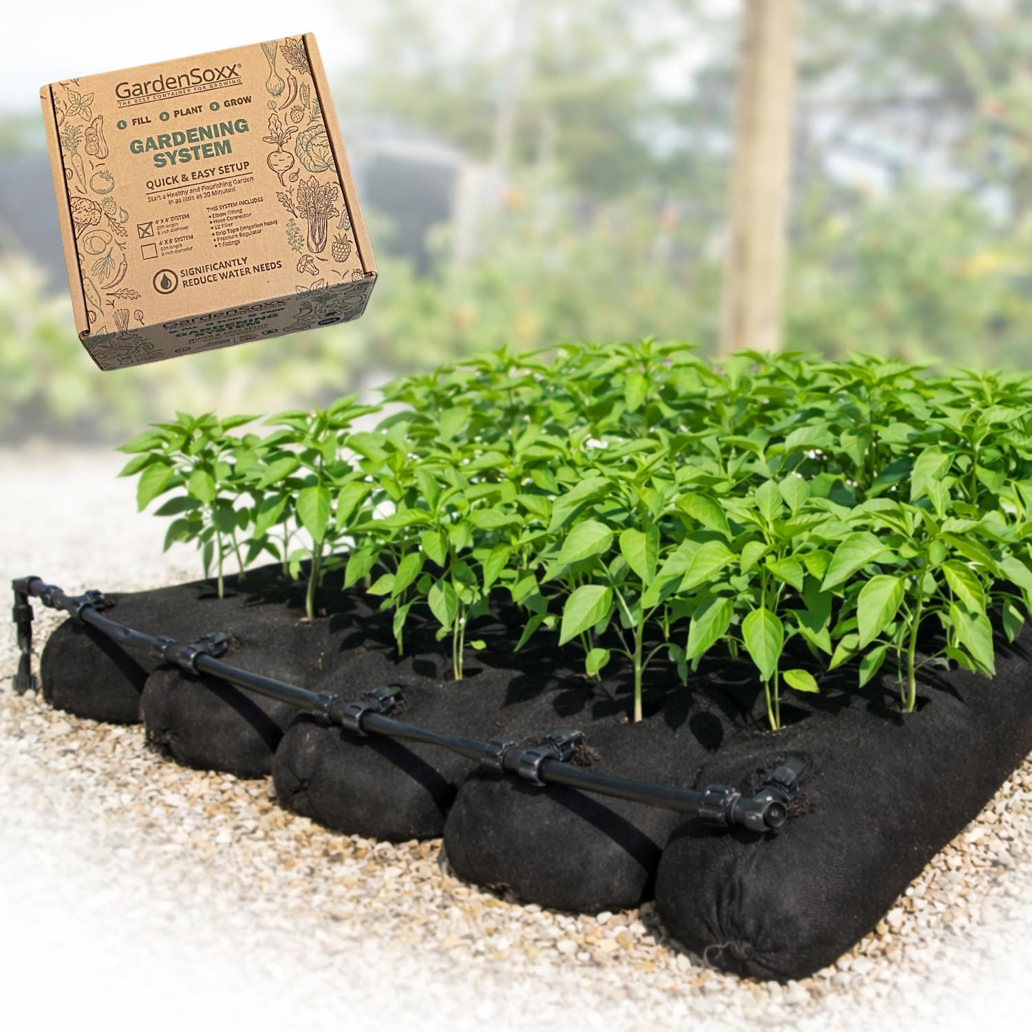 Amazon.com : GardenSoxx 4x8 (32 sq ft) Home Gardening Kit with