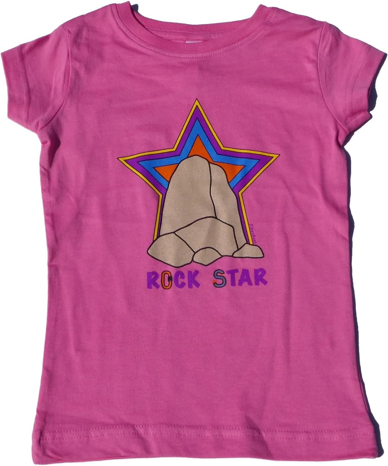 Girls Toddler & Little Kids Rock Climbing Tee Shirt Rock Star