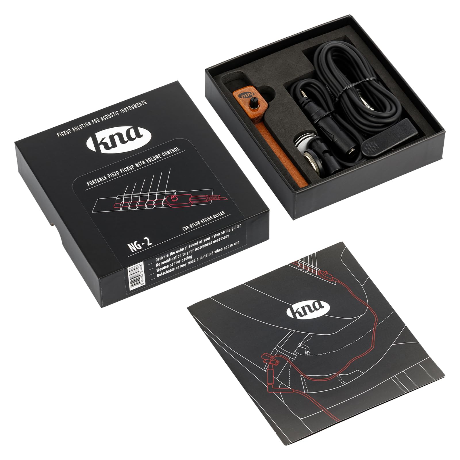 KNA Pickups Pastilla de guitarra clásica (NG-2)