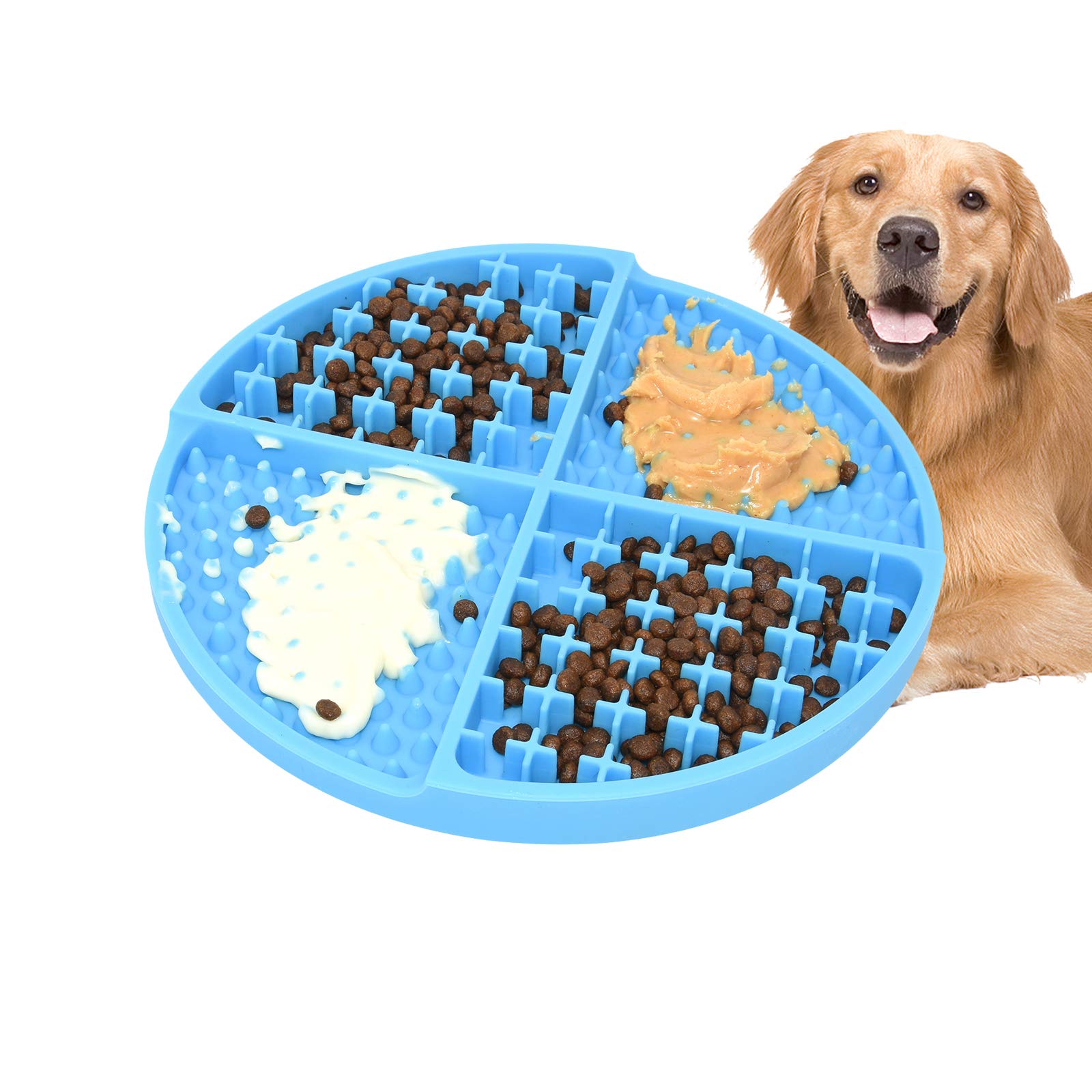 OSDUE Hond Lik Speelgoed, Lick Bowl voor Honden met Antislipring