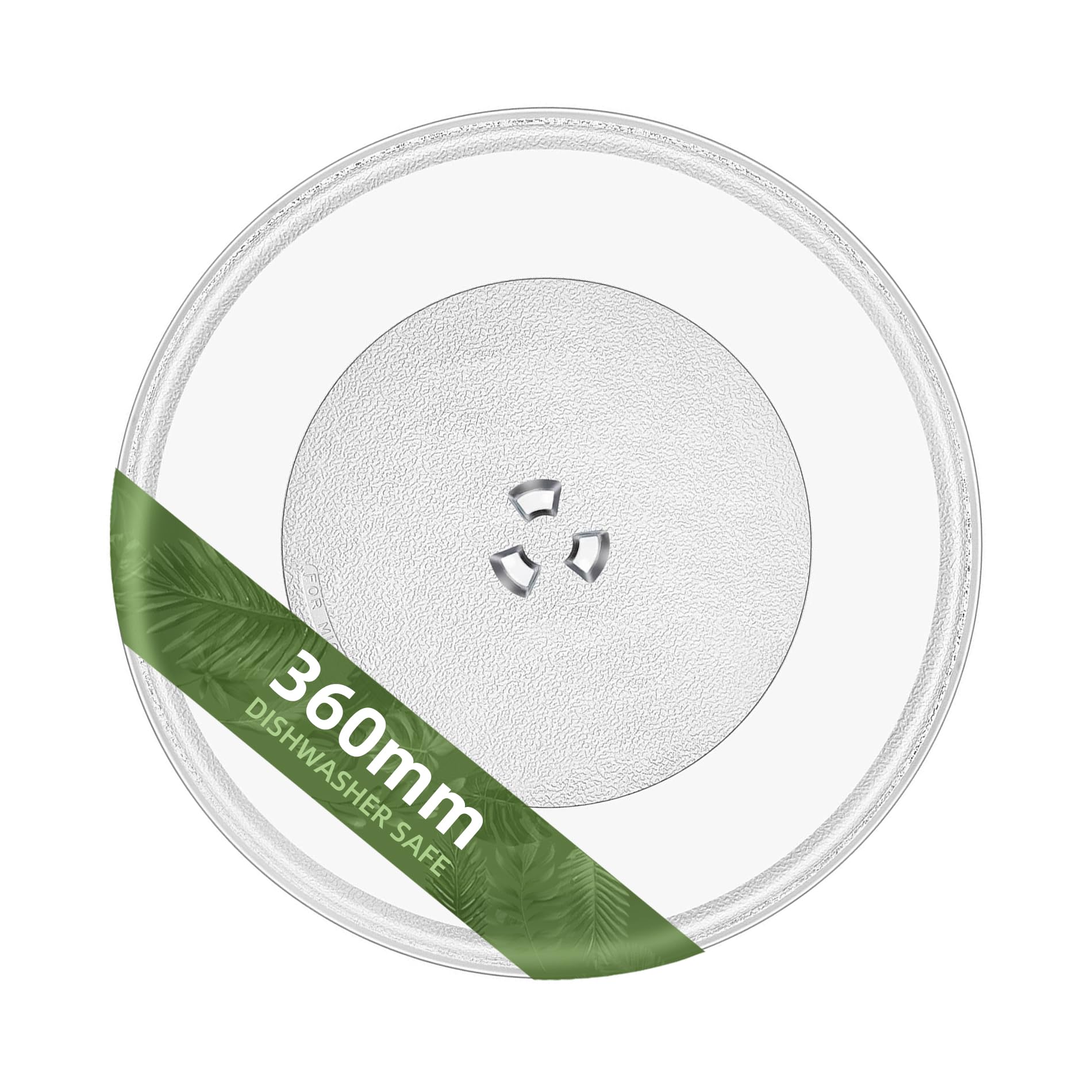 Gemroom 360mm Microwave Glass Plate for LG Microwave Plate MJS47373301, MJS47373302, MJS47373303, MJS47373304 Compatible with LG Microwave Plate Replacement — image 1