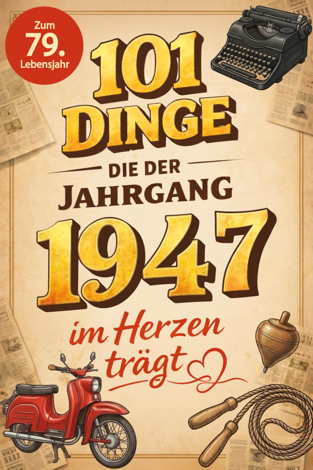 101 Dinge, die der Jahrgang 1947 im Herzen trägt: Eine nostalgische Zeitreise durch Kindheit und Jugend - Die unvergesslichen Erinnerungen, Fakten und Momente von damals