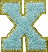 Vista 39 de Parches de letras de felpilla termo-adhesivas de 2.2", parches de letras de felpilla para ropa (negro, 26)