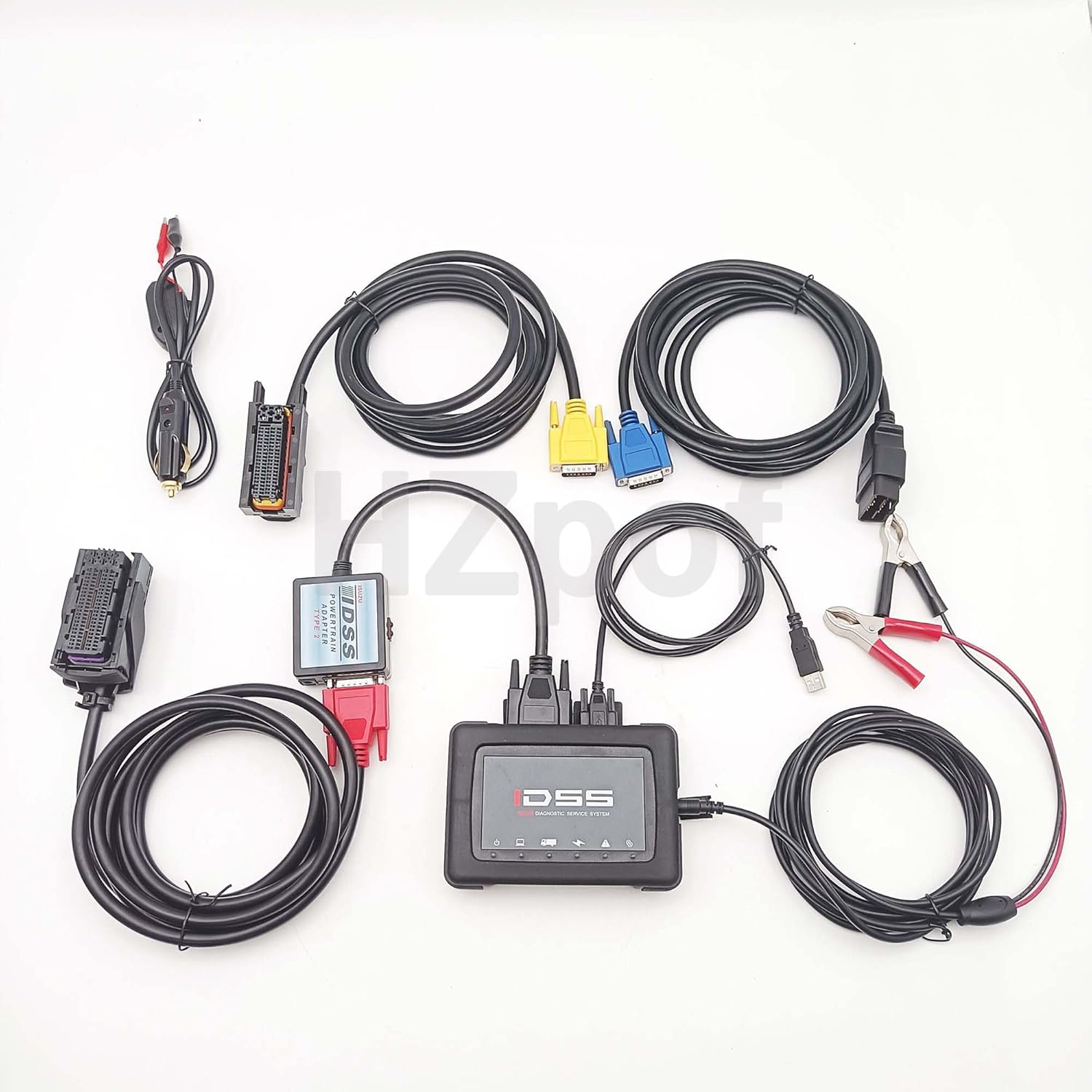 Excavator Scanner Diagnostic Service System Hardware and Software Solution for Diagnosis and Repair for Isuzu E-IDSS G-IDSS Products are unive (Adapter with G-IDSS Software)