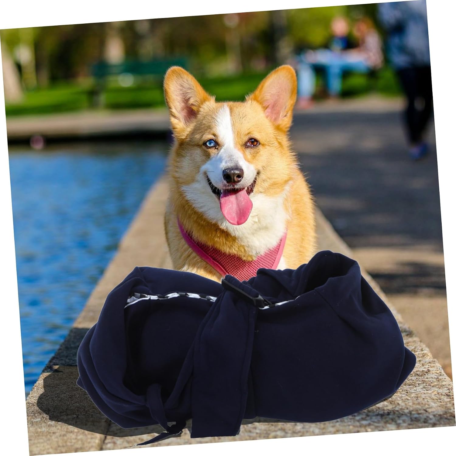Sling Carrier Adjustable Capacity Pet Backpack for Small Dogs and Cats Comfortable Outdoor Activities Pet Carrier Ample Space and Breathable Design