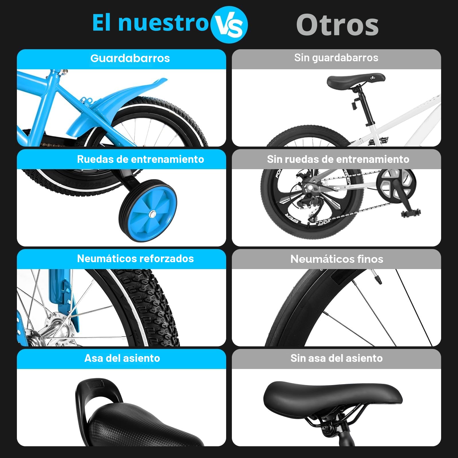 Bicicleta infantil de 14 pulgadas, ajustable para niños con protección de cadena, bicicletas para niños de 2 a 13 años de edad, niños y niñas