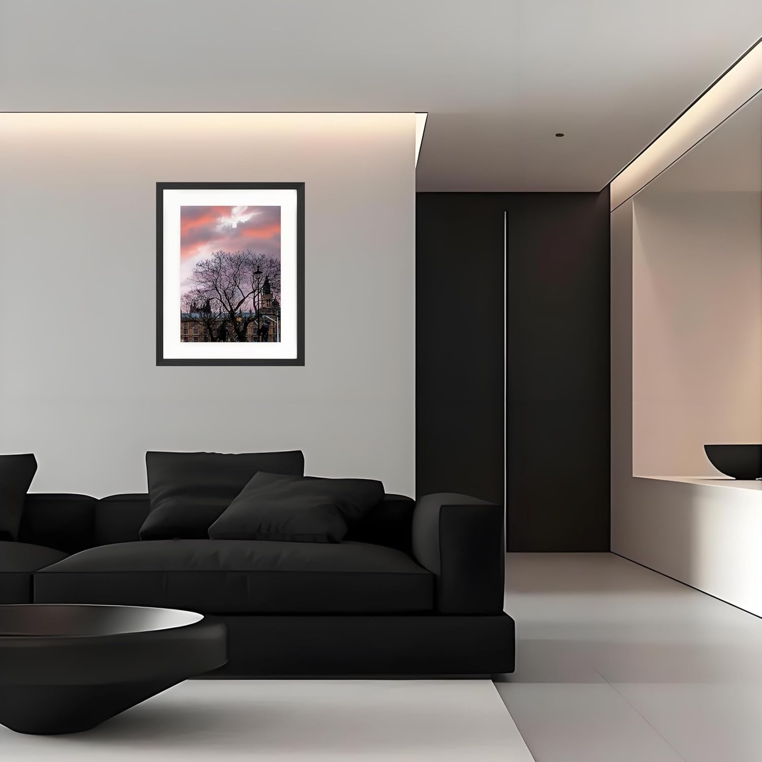 12x18 picture frame, display pictures 11x17 with mat or 12x18 without mat, wall hanging photo frame,black, 1 pack