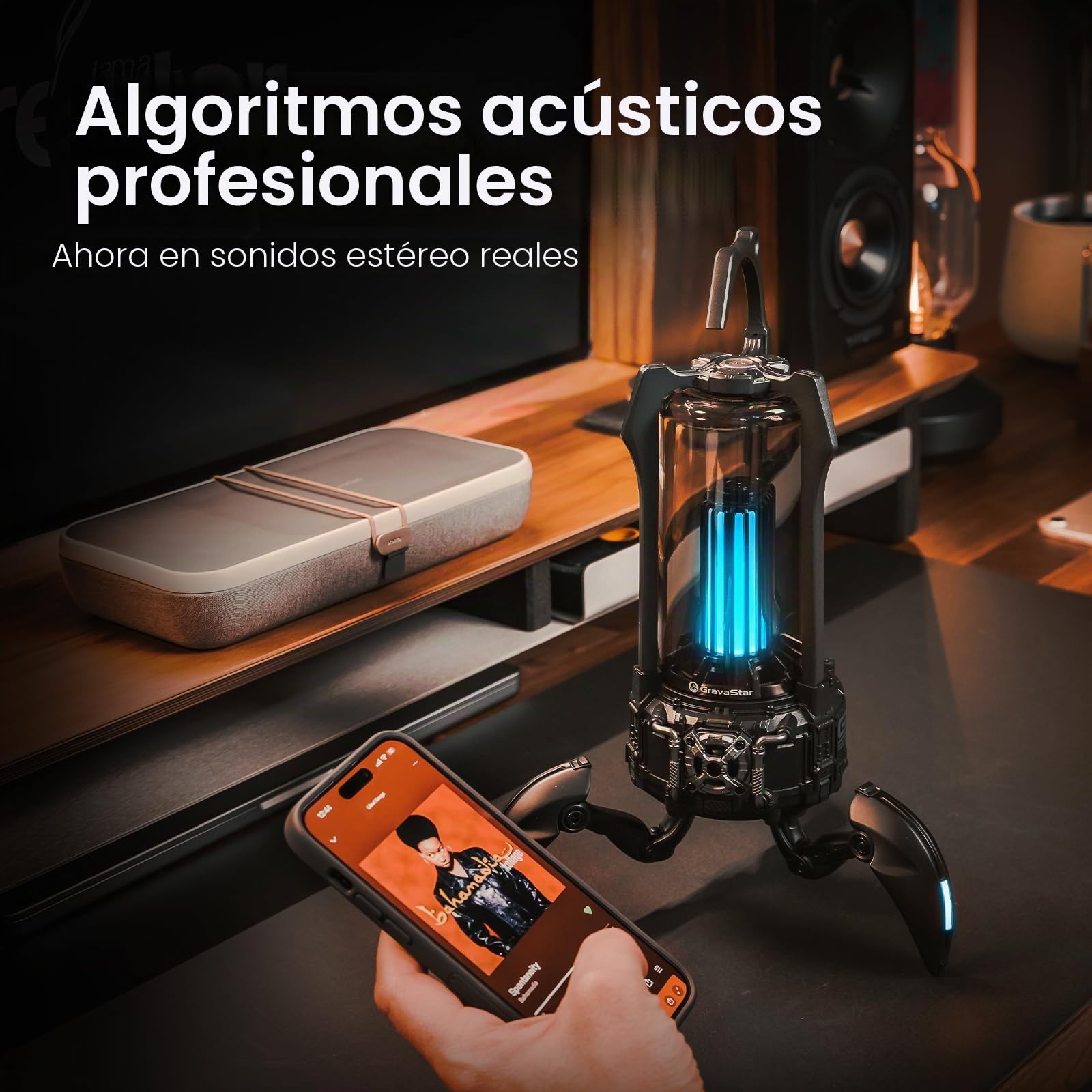 GravaStar Supernova Bluetooth 5.3 - Altavoz de 25 W, sonido