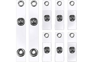 RYKOMO ID Badge Clip with Strap