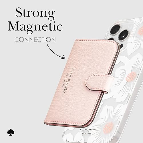 Miniatura 12 de kate spade new york Cartera magnética/tarjetero - Compatible con teléfonos y fundas MagSafe - Pale Dogwood cornejo pálido