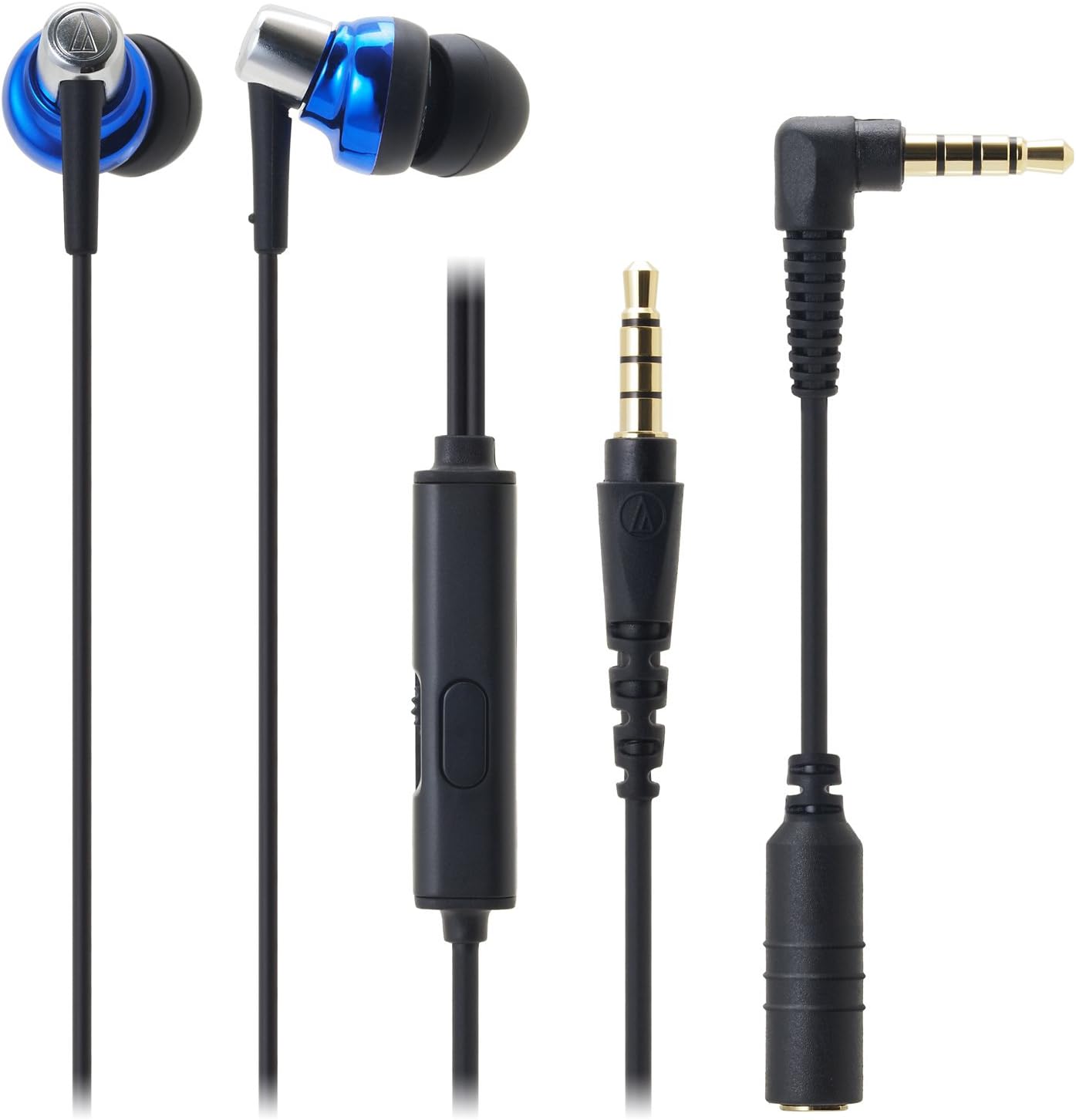 Audio Technica ATH-CKM300ISBL Sonic Pro In-Ear Headphones (Blue)