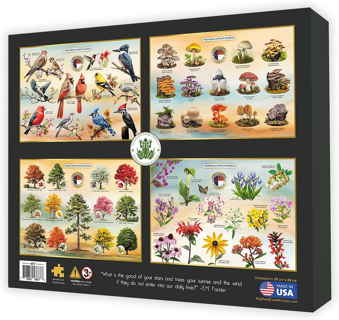 Wildflowers of North Carolina Jigsaw Puzzle