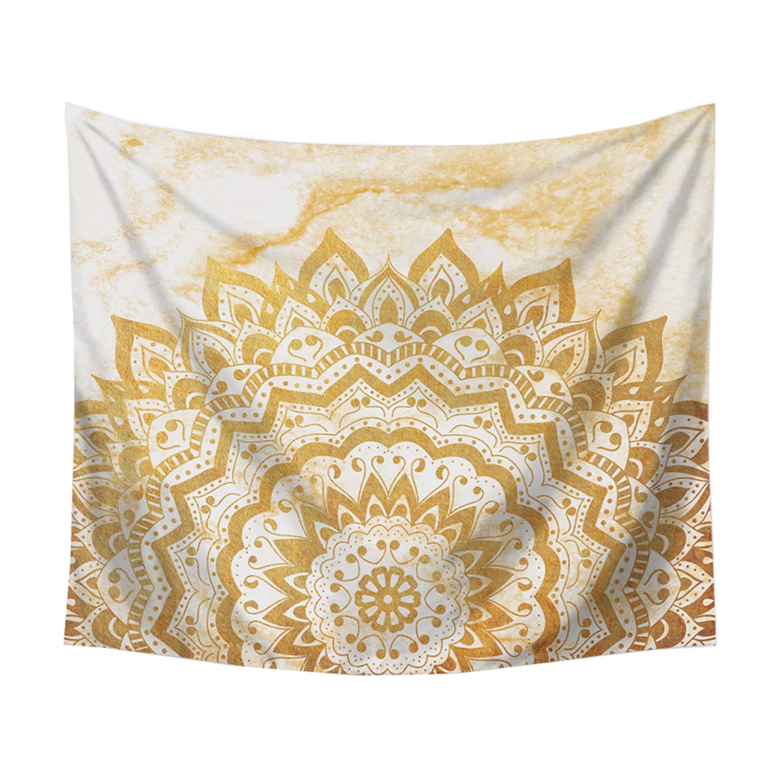Tapiz de mandala místico para crear un rincón de meditación y yoga en casa