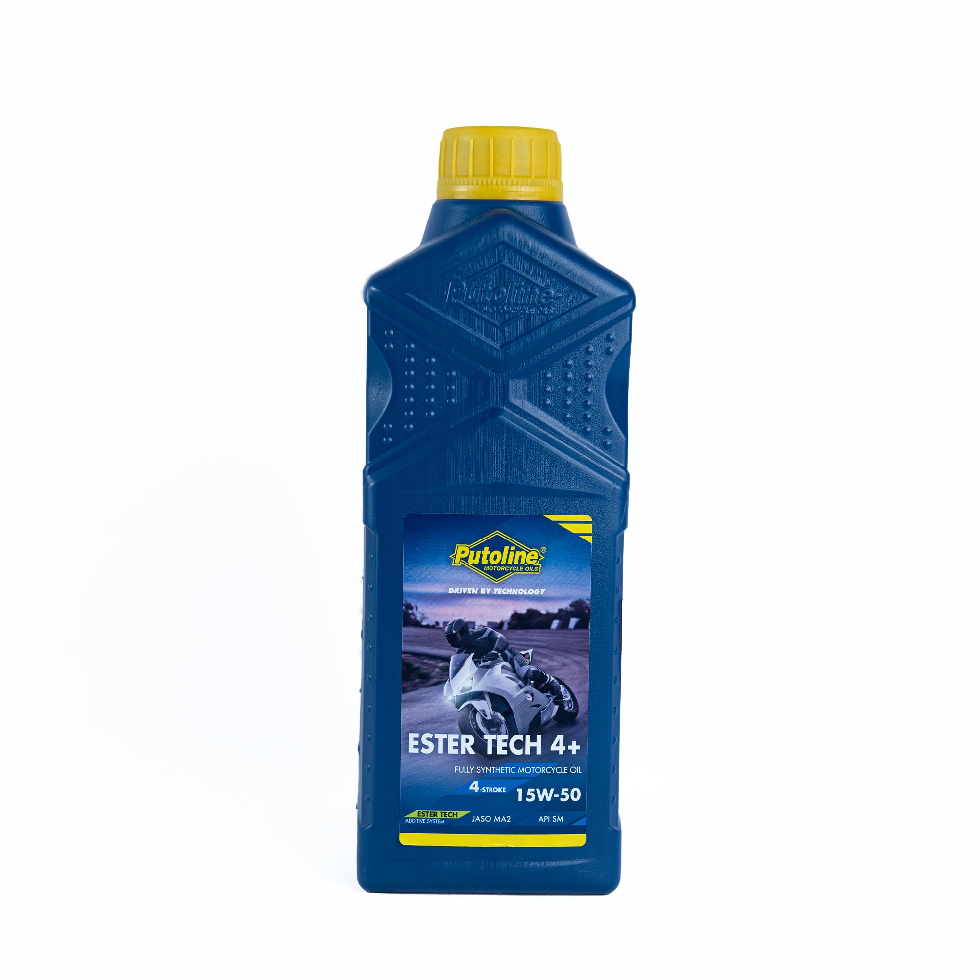 Putoline Ester Tech 4+ 15W‑50 Fully Synthetic Motorcycle Engine Oil – High‑Performance 4‑Stroke, Ester-Based, JASO MA2, 1 L Bottle
