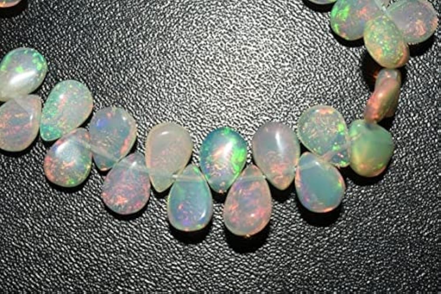 Perles opale éthiopienne lisses pour créer vos bijoux d'été bohèmes