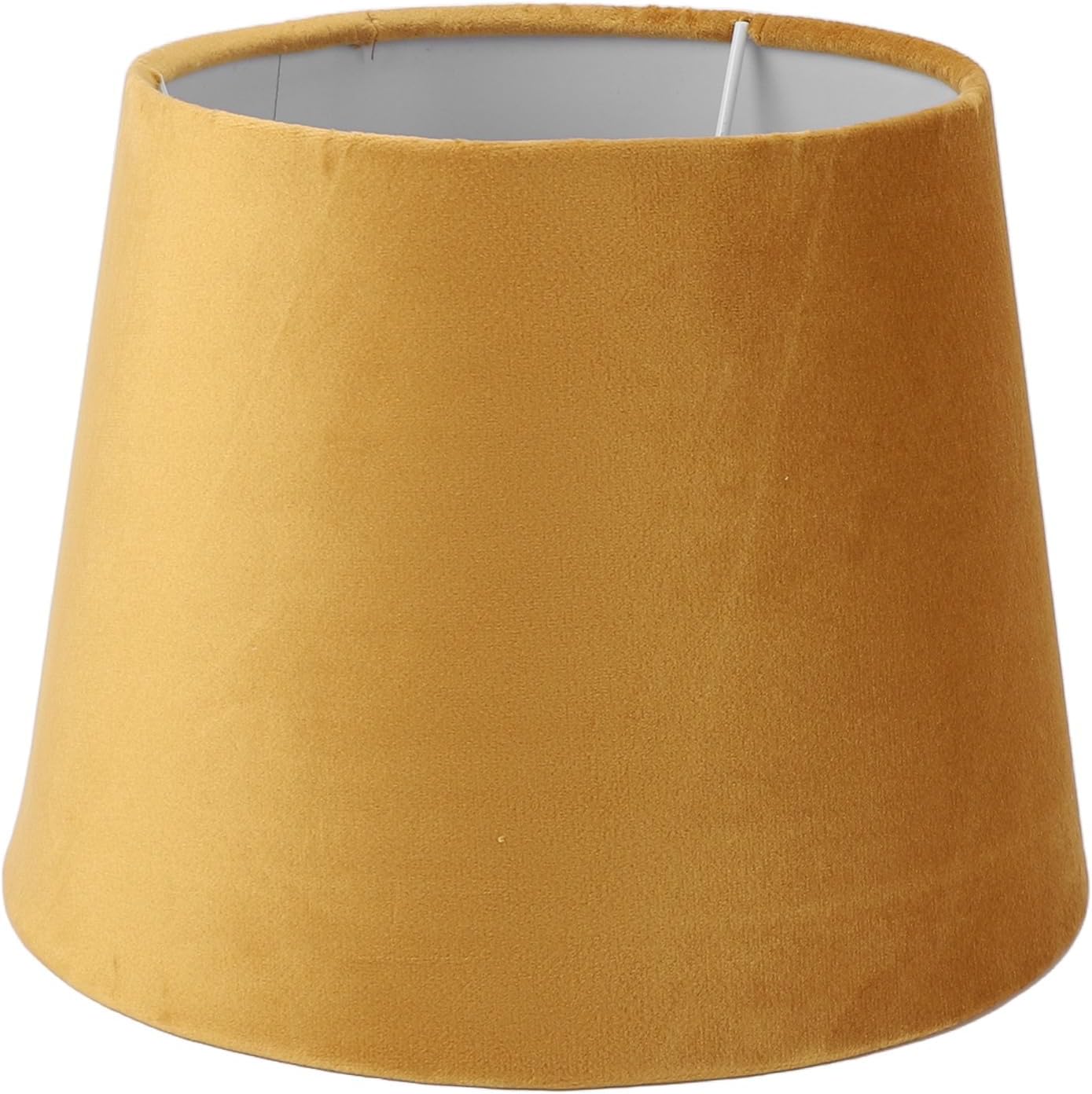 Lamp Replacement Shade, Velvet Lampshade Handcrafted for Bedroom (Gold)