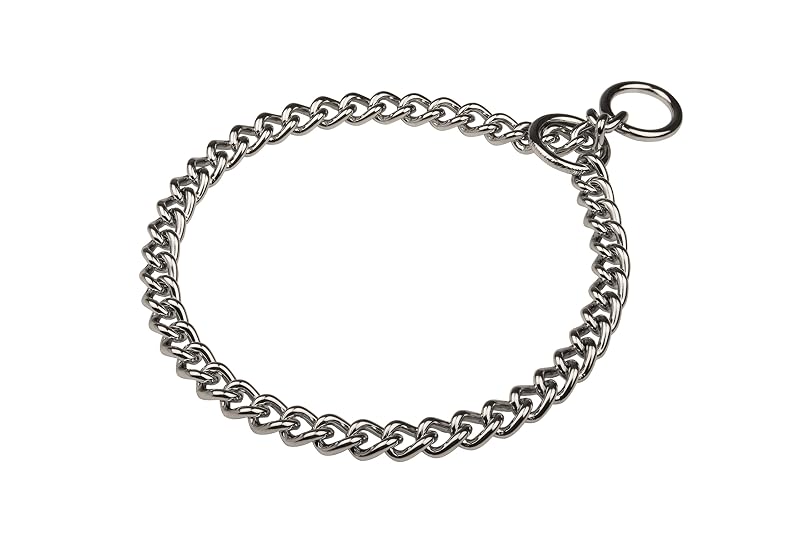 Coleira de Enforcamento para Cães em Corrente de Aço Cromado Herm Sprenger 4 mm, 66 cm
