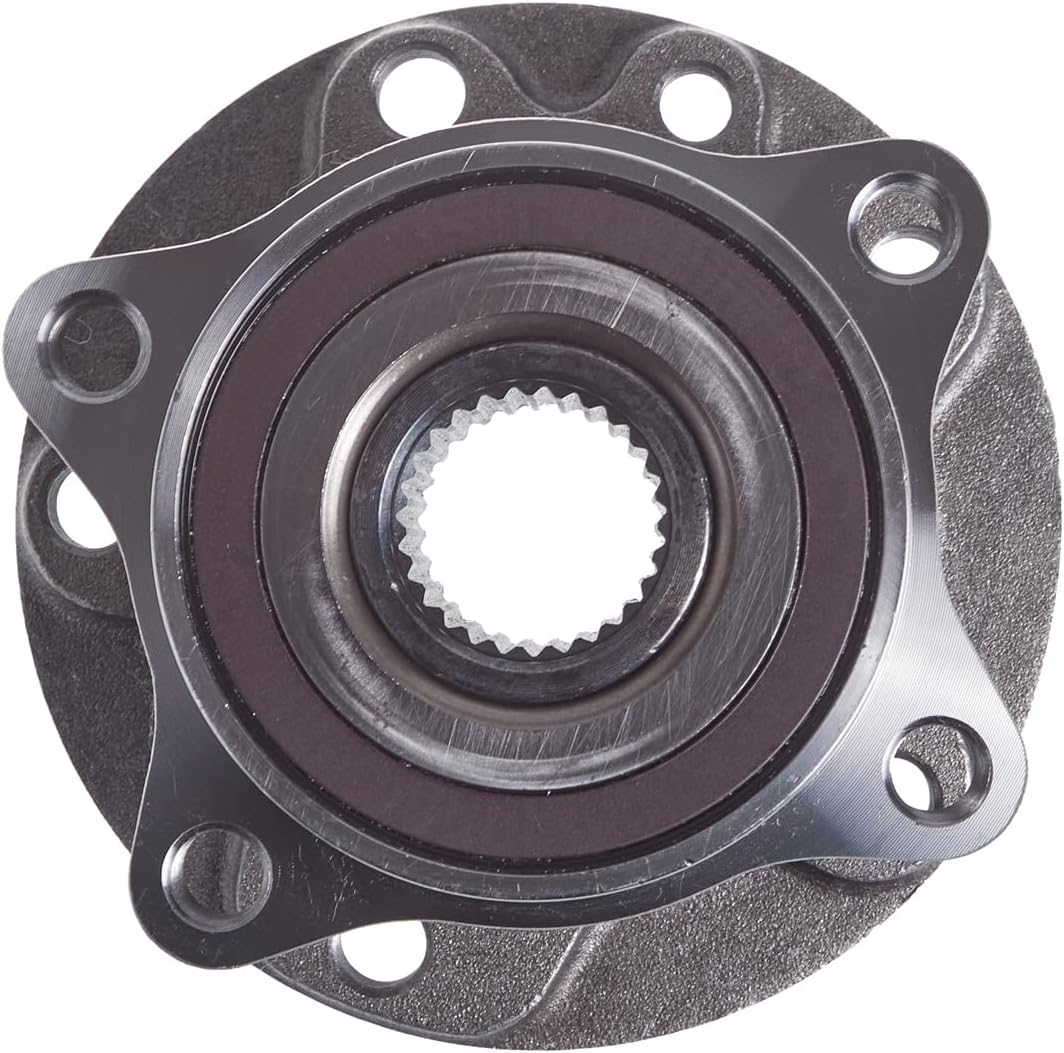 AUQDD 513348 Front Wheel Hub and Bearing Assembly Compatible With 2015-2017 Chry-sler 200/2013 2014 2015 2016 Do-dge Dart # HA590473 68137552AA