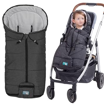 Yobee Winter Outdoor Tour Waterproof Stroller Bunting Bag, Warm and Comforatble Stroller Footmuff, Toddler Universal Stroller Sleeping Bag, Multi-Use,6 to 36 Months