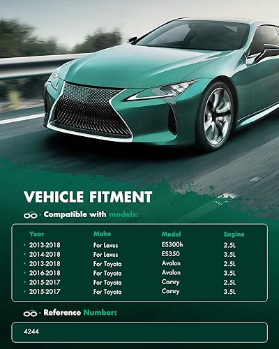 Miniatura 6 de SCITOO Condensador de CA 4244 para 2013-2018 para L-e-x-u-s para ES300h 2.5L 2014-2018 para L-e-x-u-s para ES350 3.5L 2013-2018 para Toyota para