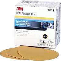 Vista 24 de 912 Hookit disco de arena P5A de 3" color oro de 3M, P320, 3, Dorado