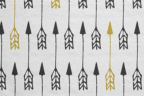 Miniatura 5 de Lunarable Arrows Yoga Mat Towel, Traditional Hunting Theme Design Arrows in Tribal Style, Non-Slip Sweat Absorbent Yoga Pilates Workout Pad Cover,