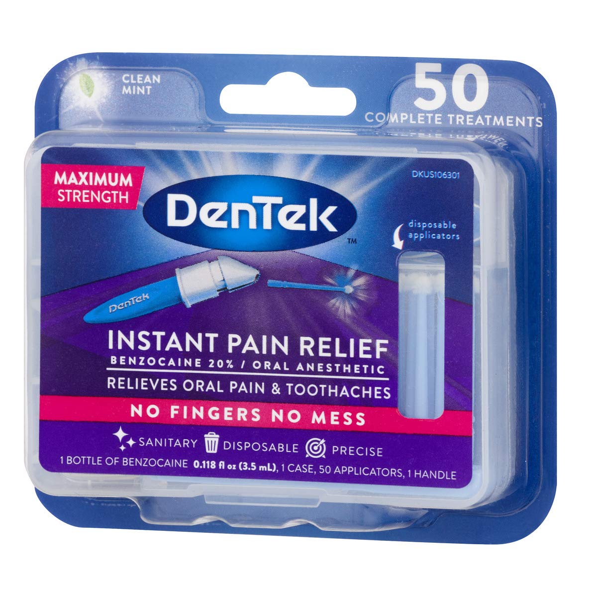 DenTek Instant Oral Pain Relief Maximum Strength Kit for Toothaches
