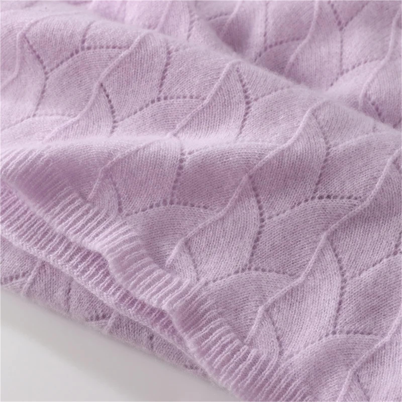 Echarpe Grosse Maille Écharpe en cachemire for femme, châle tricoté, ajouré, solide, chaud, idéal for l'hiver