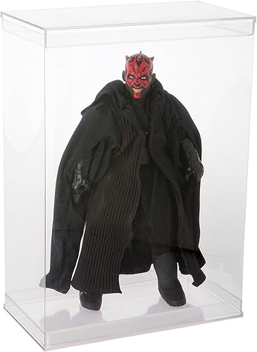 Miniatura 2 de DollSafe vitrina plegable transparente de lujo con parte superior y base acrílica para muñecas o figuras de acción de 11 a 12 pulgadas 95 pulgadas