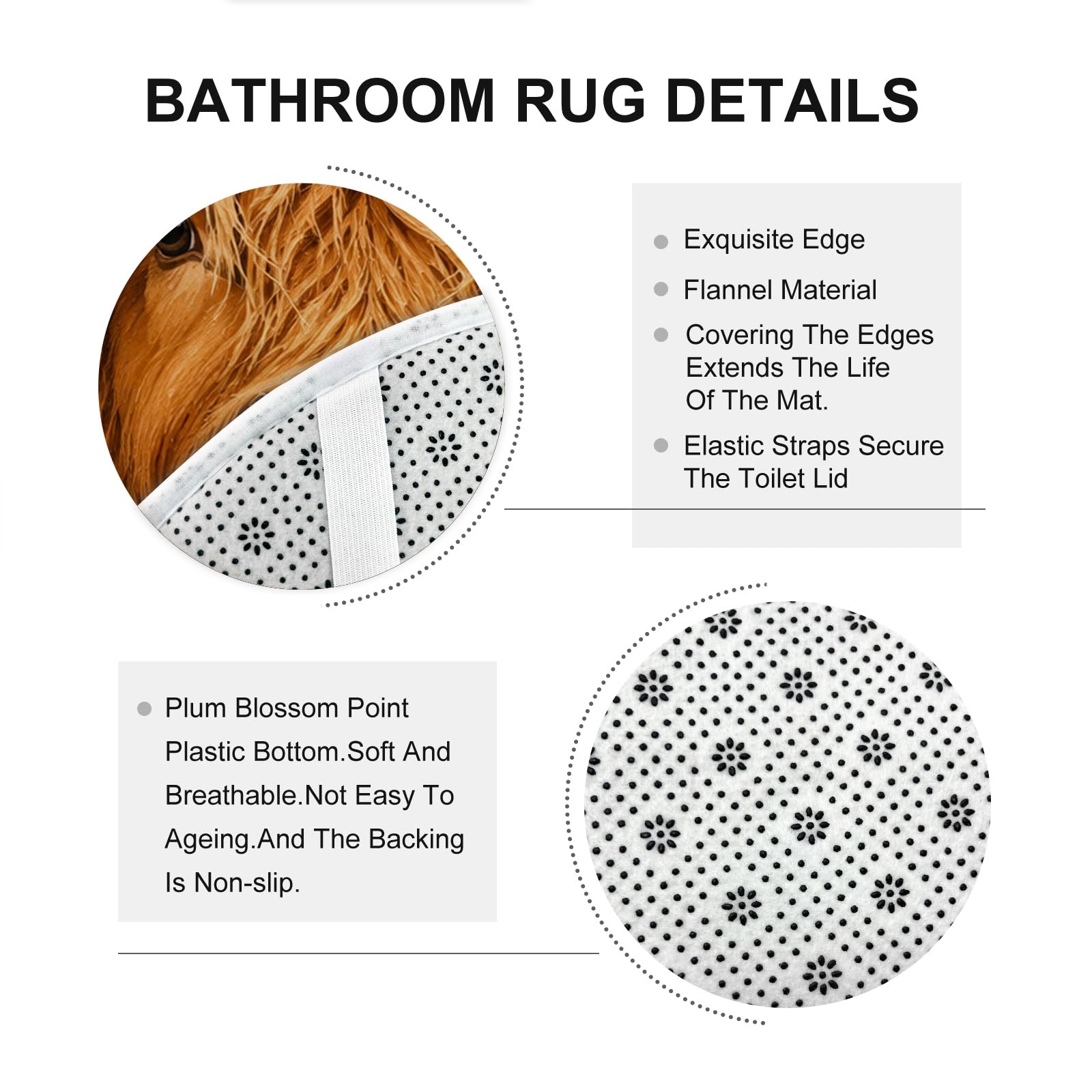Ensemble de rideaux de douche rustiques en tissu imprimé avec crochets et tapis décoratifs pour salle de bain et dortoir, motif vache, maïs, citrouille, orange, 183 x 183 cm