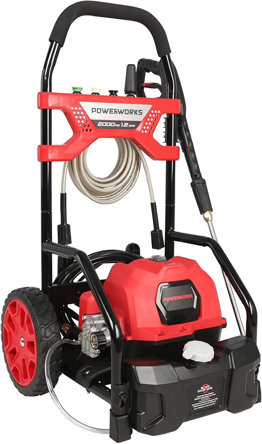 Black Friday - 50% OFF Powerworks 2000 PSI (1.2 GPM) Pressure Washer, PWA209