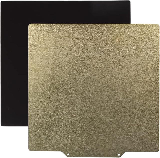 IdeaFormer PEI Spring Steel Sheet 310x310mm, Double Side Textured PEI Heated Bed with Magnetic Sticker for CR-10/CR-10S,CR-10S pro, CR-10 V2, V3