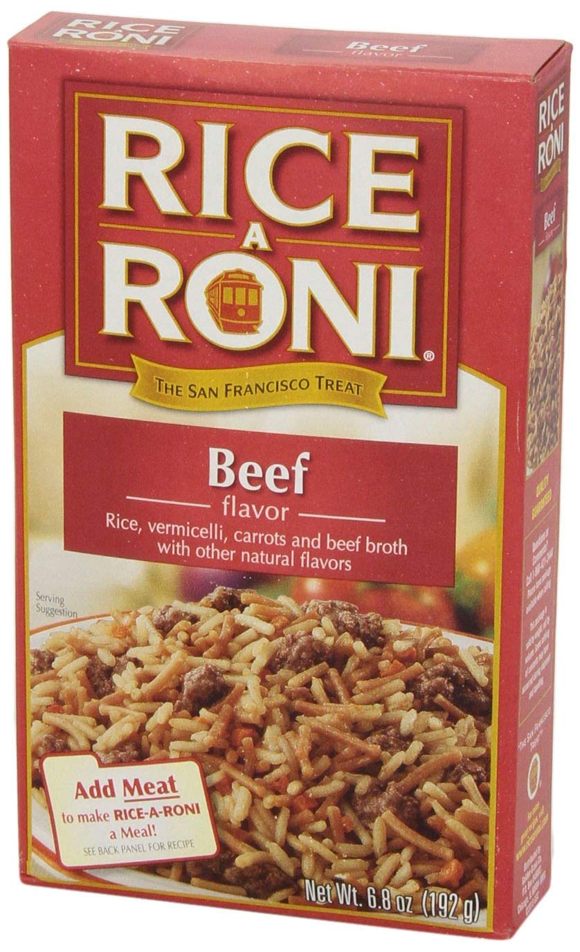 Rice a Roni, Beef Flavored Rice (Pack of 6)